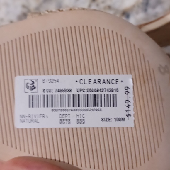 Antonio Melani x The Nat Note, the Riviera Woven women's Metallic Slip-On Mules - Picture 8 of 9